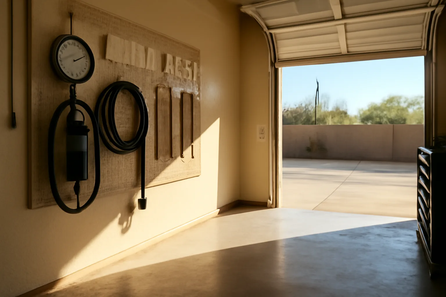 Phoenix garage workshop set up for fire extinguisher route service and hydrostatic testing